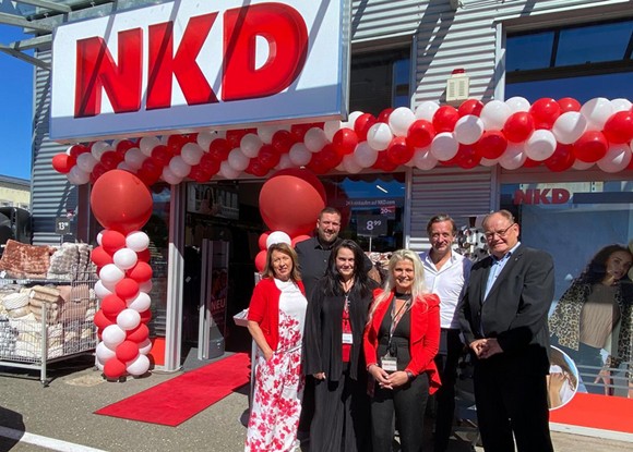 Wiedereröffnung der NKD-Filiale am neuen Standort