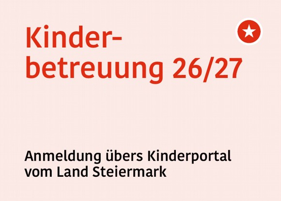 Kinderbetreuung 26/27 Einschreibung