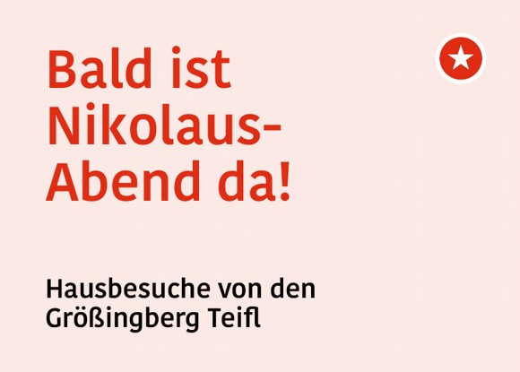 Bald ist Nikolaus-Abend da! 