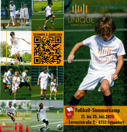 Fußballcamp für Kinder und Jugendliche