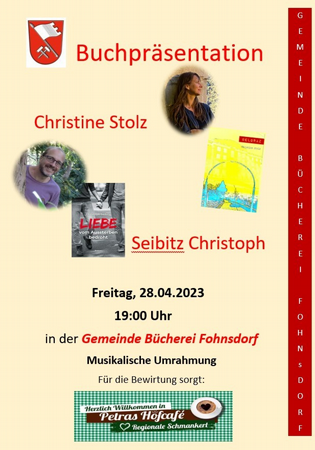Buchpräsentation Stolz & Seibitz