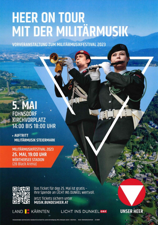 Heer on Tour mit der Militärmusik