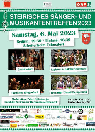 Steirisches Sänger- und Musikantentreffen 2023