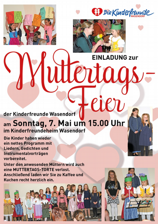 Muttertagsfeier der Kinderfreunde Wasendorf