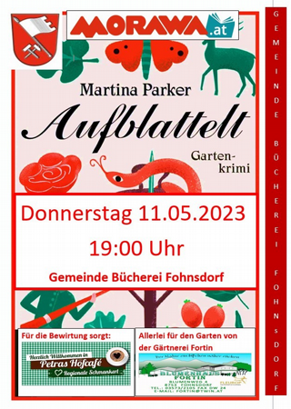 Lesung von Martina Parker in der Gemeindebücherei Fohnsdorf