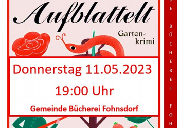 Lesung von Martina Parker in der Gemeindebücherei Fohnsdorf