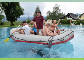 2. Schlauchbootregatta im Freibad Fohnsdorf