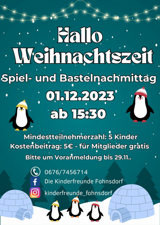 Spiel- und Bastelnachmittag