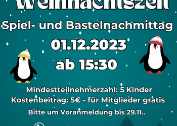 Spiel- und Bastelnachmittag