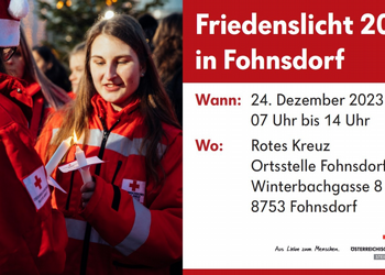 Friedenslicht 2023 in Fohnsdorf