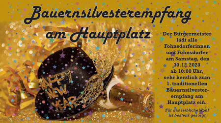 Bauernsilvesterempfang am Hauptplatz