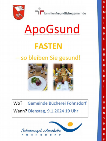 ApoGsund FASTEN - so bleiben Sie gesund!