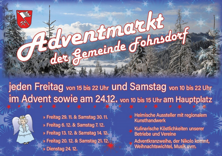Adventmarkt der Gemeinde Fohnsdorf