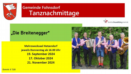 Tanznachmittage