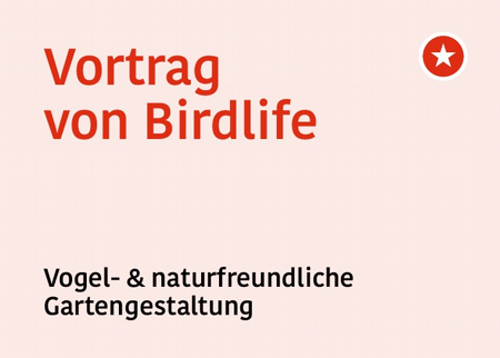 Vortrag: Vogel- und naturfreundliche Gartengestaltung