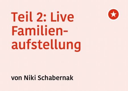 Teil 2: Live Familienaufstellung
