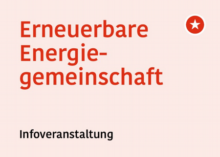Infoveranstaltung Erneuerbare Energiegemeinschaft
