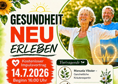 Gesundheit neu erleben – kostenloser Impulsvortrag