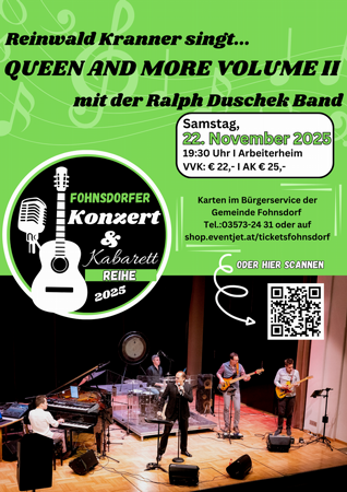 Queen and More Volume II - mit Reinwald Kranner und der Ralph Duschek Band