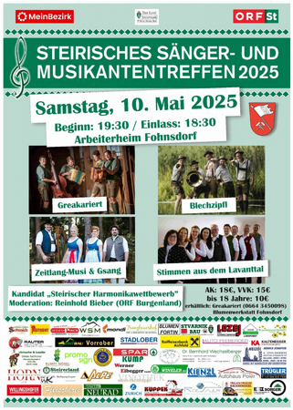 Steirisches Sänger- und Musikantentreffen 2025