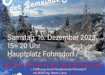 Adventmarkt der Gemeinde Fohnsdorf