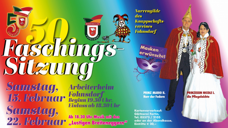 50. Faschingssitzung