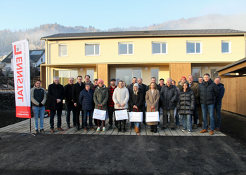 Feierliche Schlüsselübergabe